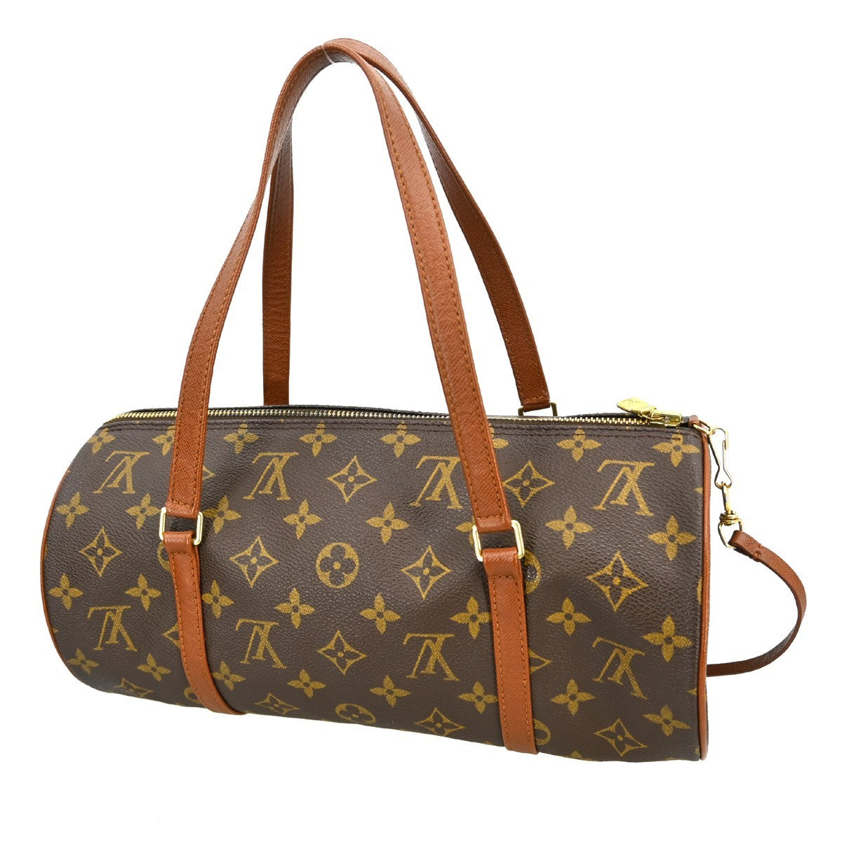 Louis Vuitton Papillon Handbag Monogram Canvas Brown Canvas Handbag ( )