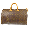 Louis Vuitton Speedy Handbag Monogram Canvas Brown Canvas Handbag ( )