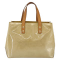 Louis Vuitton Reade Handbag Monogram Vernis Beige Patent_Leather Handbag (Authentic  )
