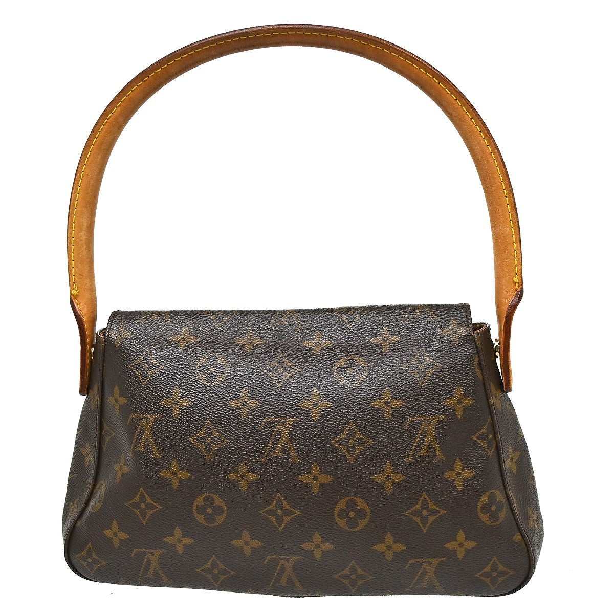 Louis Vuitton Monogram Looping Handbag Monogram Canvas Brown Canvas Handbag ( )