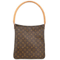 Louis Vuitton Monogram Looping Handbag Monogram Canvas Brown Canvas Handbag ( )