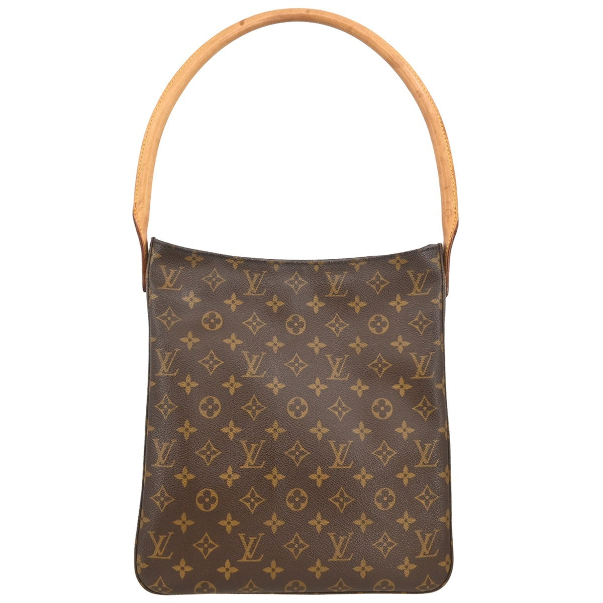 Louis Vuitton Monogram Looping Handbag Monogram Canvas Brown Canvas Handbag ( )