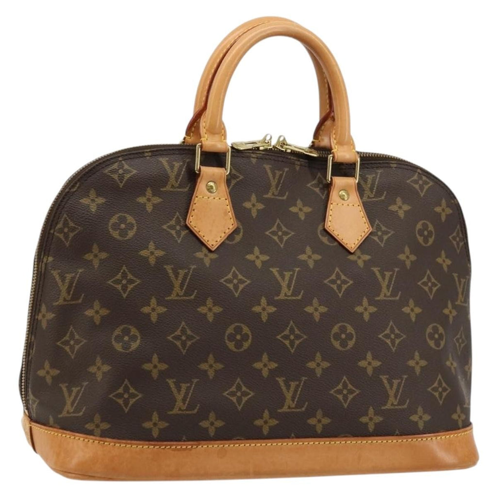 Louis Vuitton Vintage Alma Handbag Monogram Canvas Brown Canvas Handbag ( )