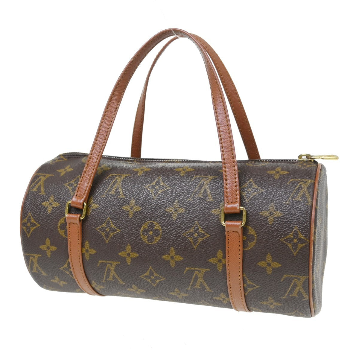 Louis Vuitton Papillon Handbag Monogram Canvas Brown Canvas Handbag ( )