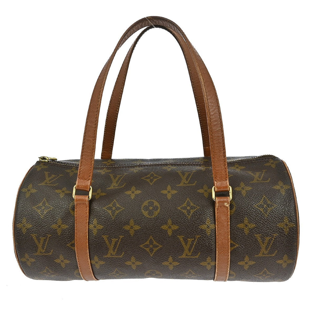 Louis Vuitton Papillon Handbag Monogram Canvas Brown Canvas Handbag ( )