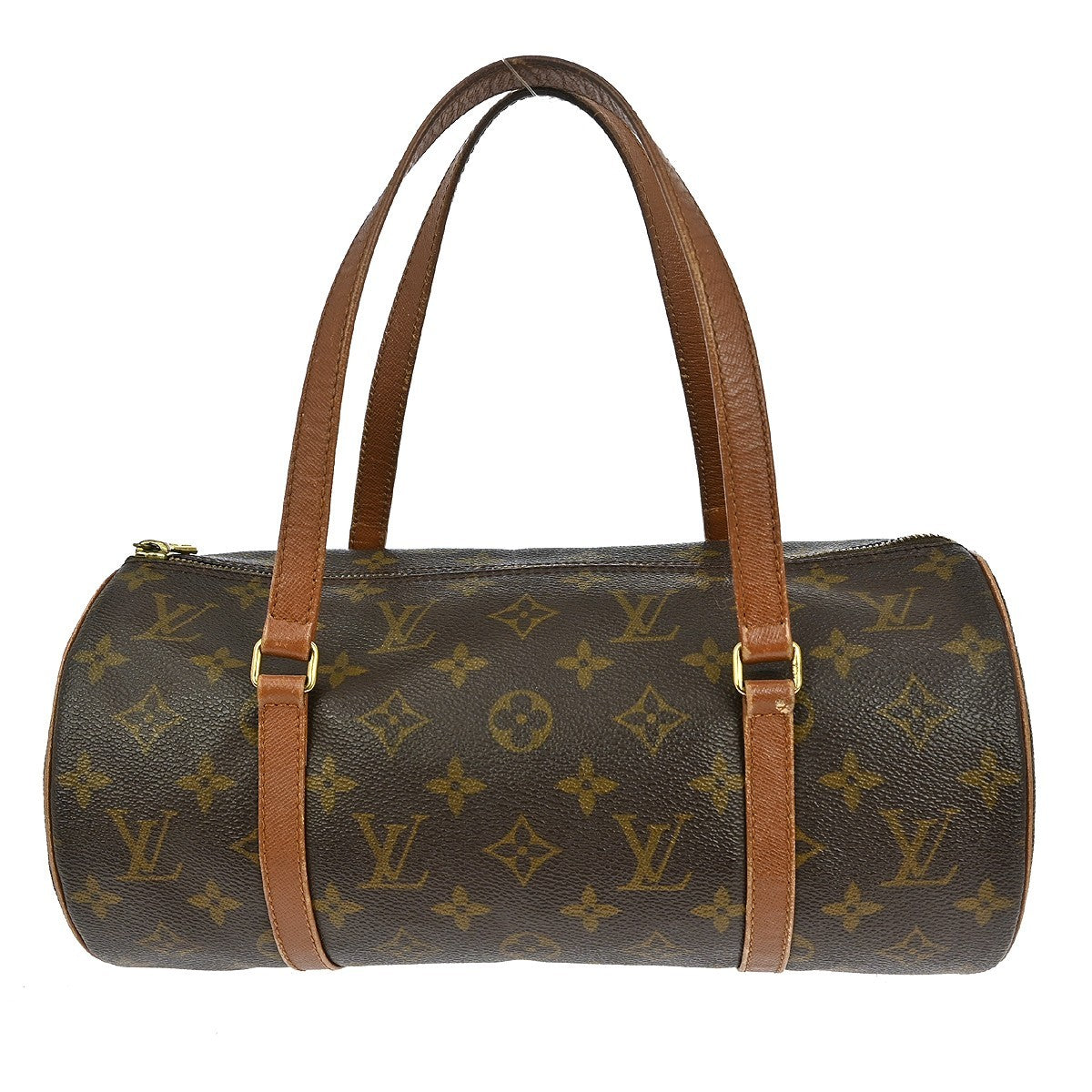 Louis Vuitton Papillon Handbag Monogram Canvas Brown Canvas Handbag ( )