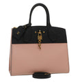 Louis Vuitton City Steamer Handbag Leather Pink Leather Bag (Authentic  )