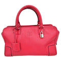 Loewe Amazona Bag Leather Pink Leather Handbag (Authentic  )