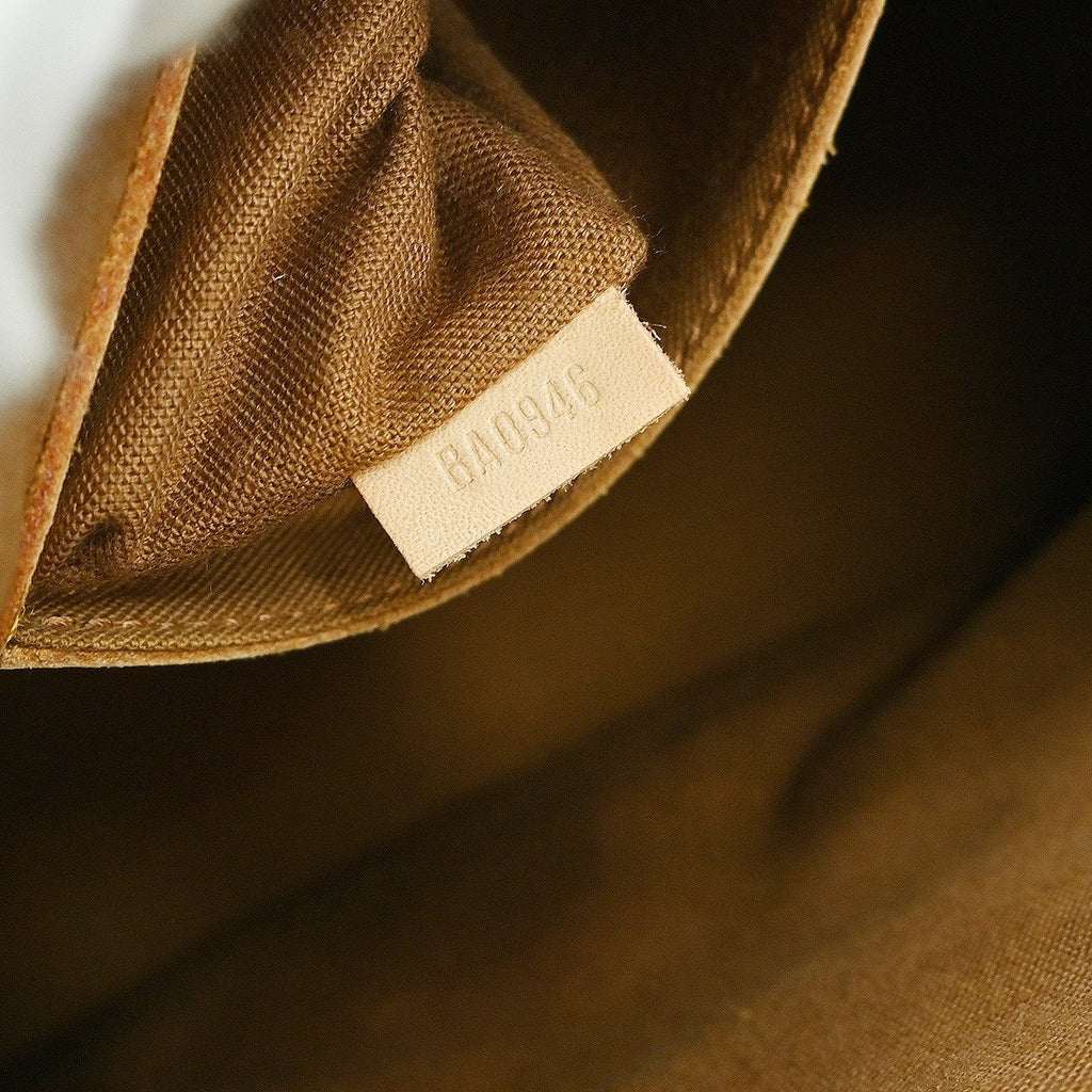 Louis Vuitton Alma Handbag Monogram Canvas Brown Canvas Handbag ( )