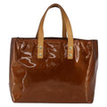 Louis Vuitton Reade Handbag Monogram Vernis Brown Patent_Leather Handbag (Authentic  )