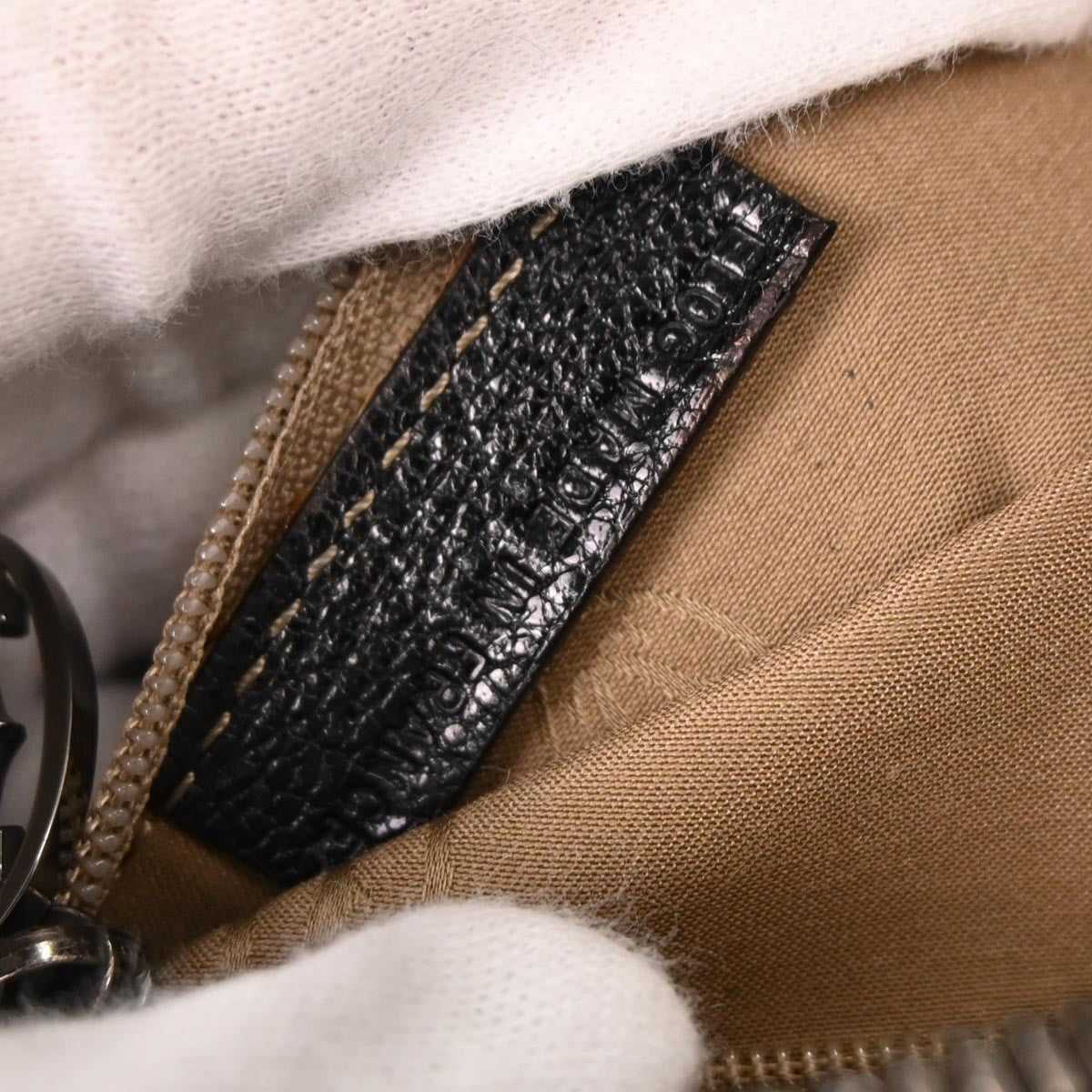 Cartier Marcello Handbag Leather Black Leather Handbag (Authentic  )