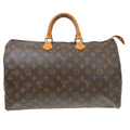 Louis Vuitton Speedy Handbag Monogram Canvas Brown Canvas Handbag ( )