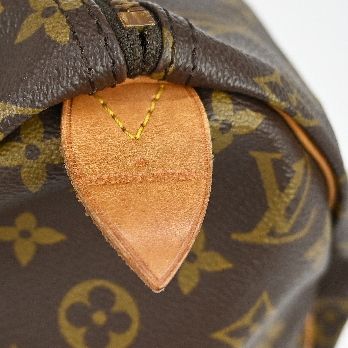 Louis Vuitton Speedy Handbag Monogram Canvas Brown Canvas Handbag ( )