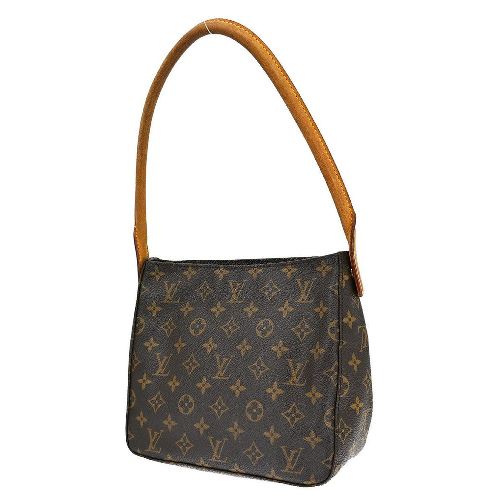 Louis Vuitton Monogram Looping Handbag Monogram Canvas Brown Canvas Handbag (Authentic  )