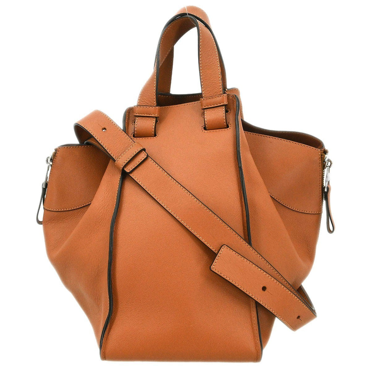 Loewe Hammock Bag Leather Brown Leather Handbag (Authentic  )