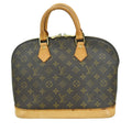 Louis Vuitton Alma Handbag Monogram Canvas Brown Canvas Handbag ( )