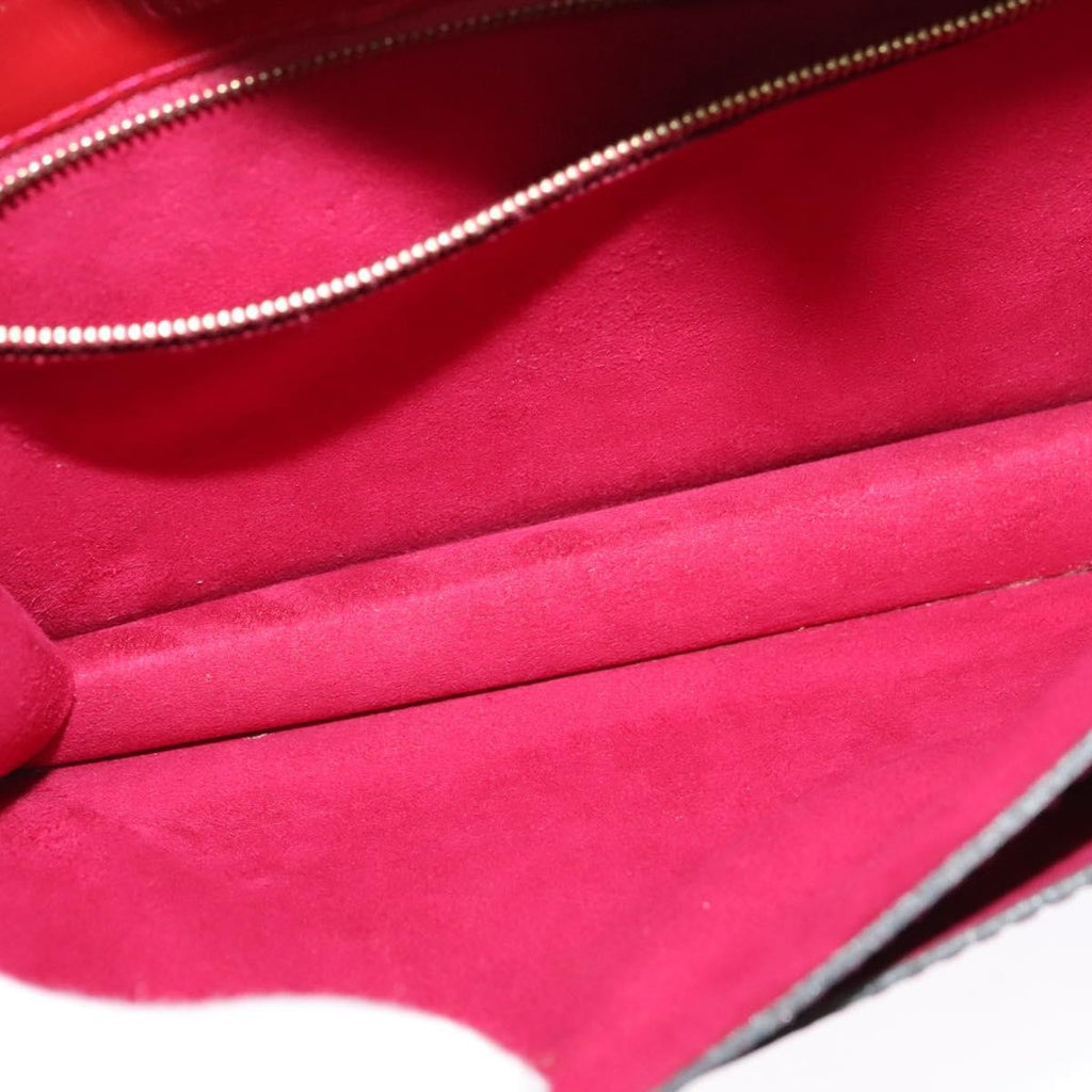 Louis Vuitton Monceau Handbag Vernis Burgundy Patent_Leather Bag (Authentic  )