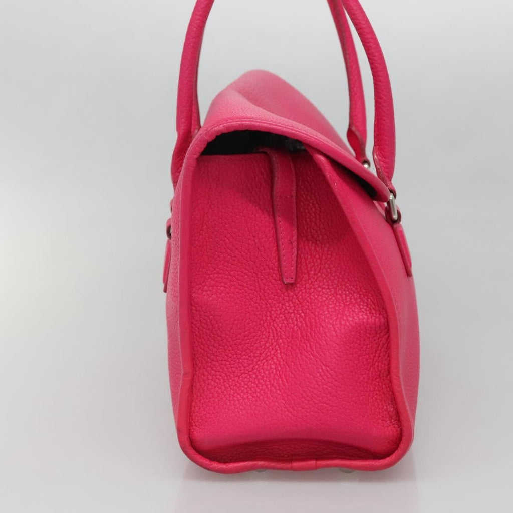 Loewe Alamo Handbag Leather Pink Leather Handbag (Authentic  )
