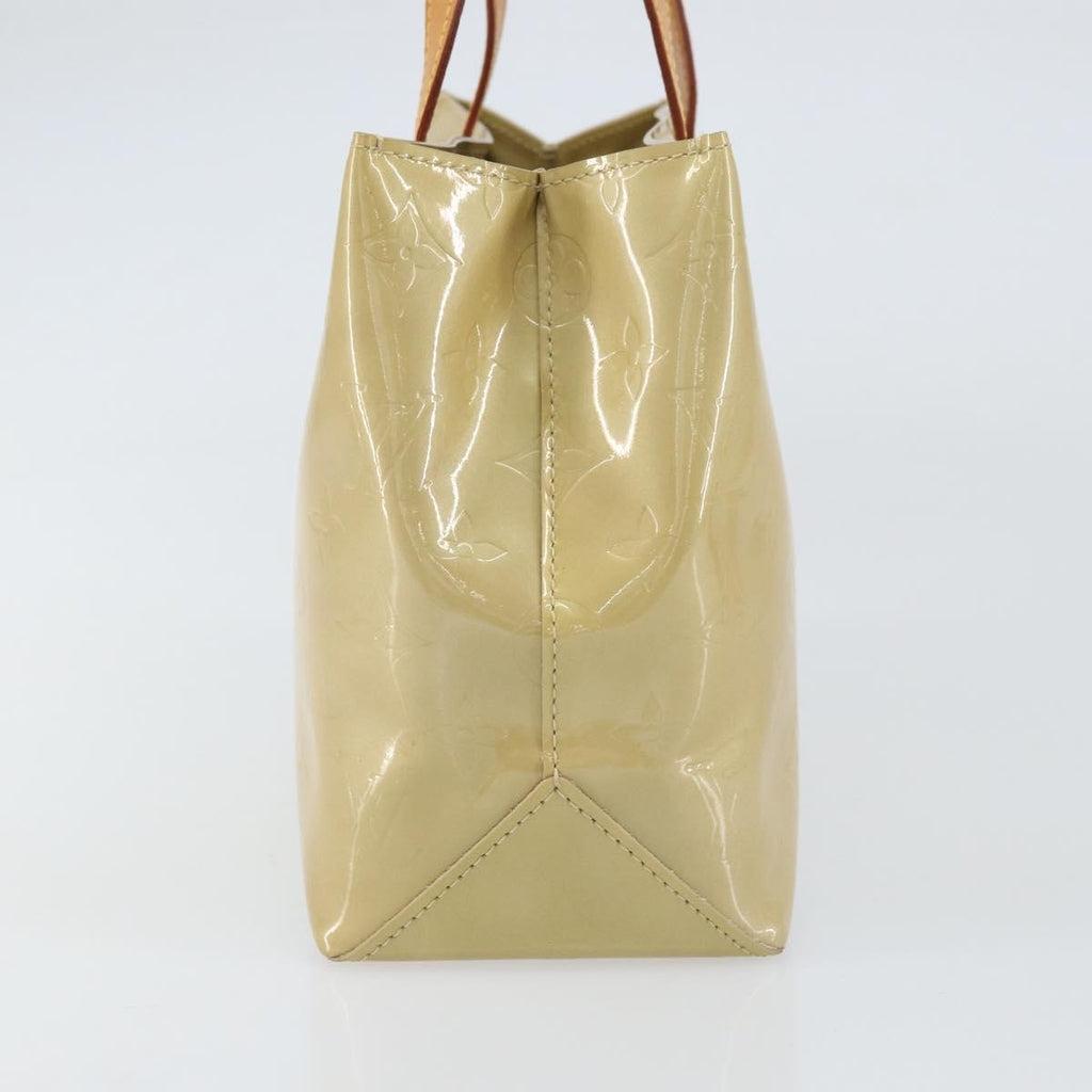 Louis Vuitton Reade Handbag Monogram Vernis Beige Patent_Leather Handbag (Authentic  )