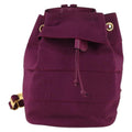 Salvatore Ferragamo Vala Backpack Canvas Purple Canvas Backpack Bag (Authentic  )