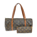 Louis Vuitton Papillon Handbag Monogram Canvas Brown Canvas Handbag ( )