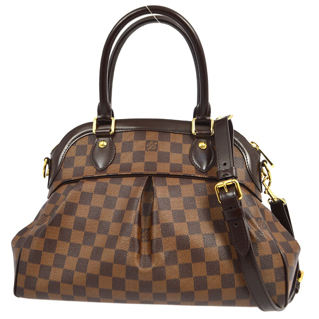 Louis Vuitton Trevi Handbag Damier Brown Canvas Handbag (Authentic  )