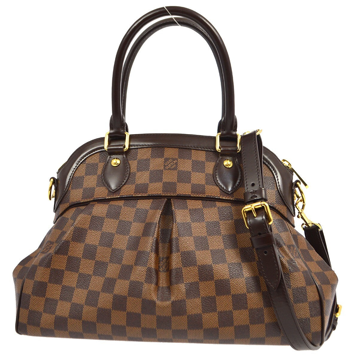 Louis Vuitton Trevi Handbag Damier Brown Canvas Handbag (Authentic  )