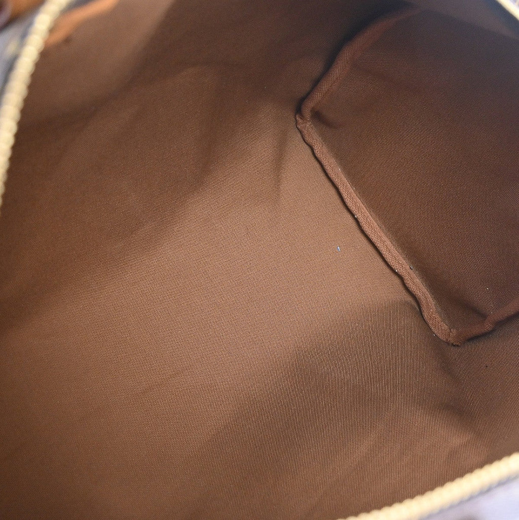 Louis Vuitton Speedy Handbag Monogram Canvas Brown Canvas Handbag ( )
