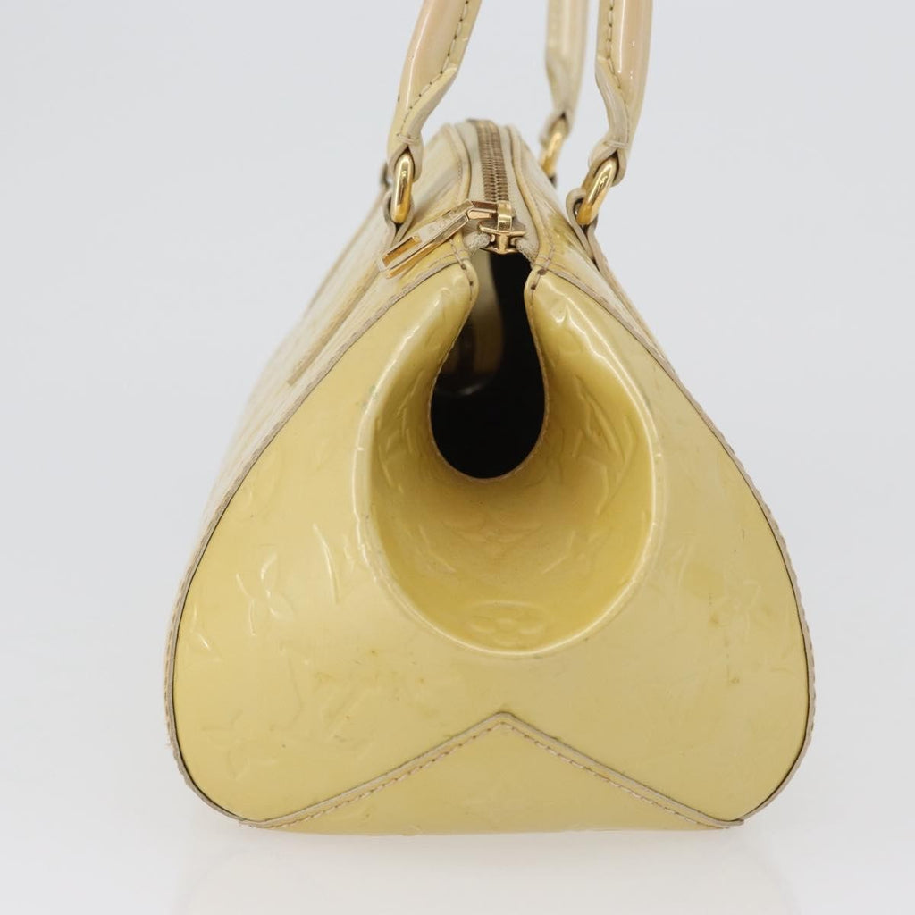 Louis Vuitton Sherwood Handbag Monogram Vernis Yellow Patent_Leather Handbag (Authentic  )