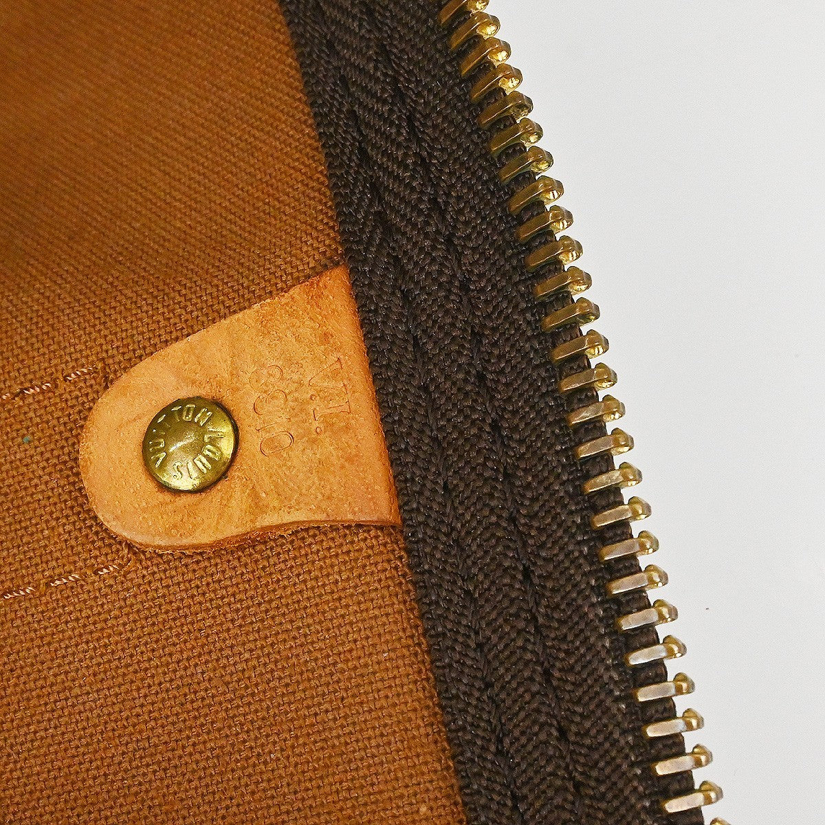 Louis Vuitton Keepall Bag Monogram Canvas Brown Canvas Handbag ( )
