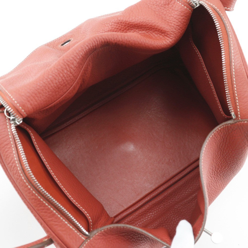 Hermes Lindy Bag Togo Orange Leather Shoulder Bag Bag (Authentic  )