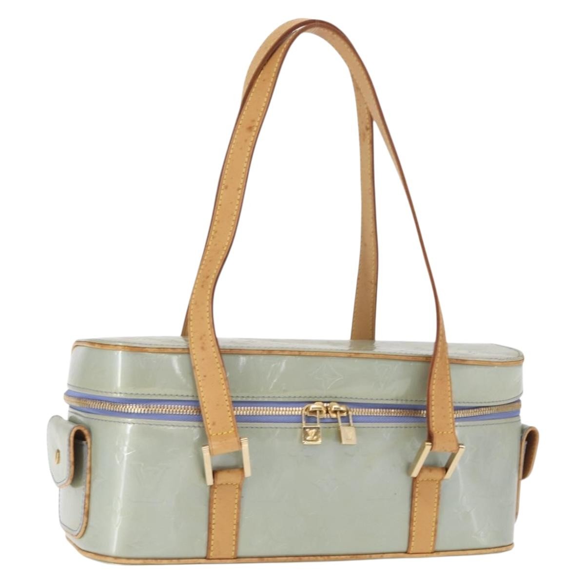 Louis Vuitton Sullivan Horizontal Bag Monogram Vernis Purple Patent_Leather Handbag (Authentic  )