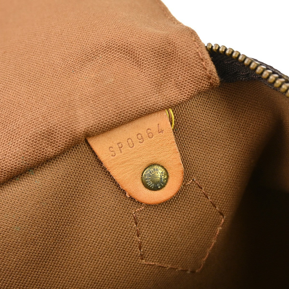 Louis Vuitton Speedy Handbag Monogram Canvas Brown Canvas Handbag ( )