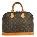 Louis Vuitton Alma Handbag Monogram Canvas Brown Canvas Handbag ( )