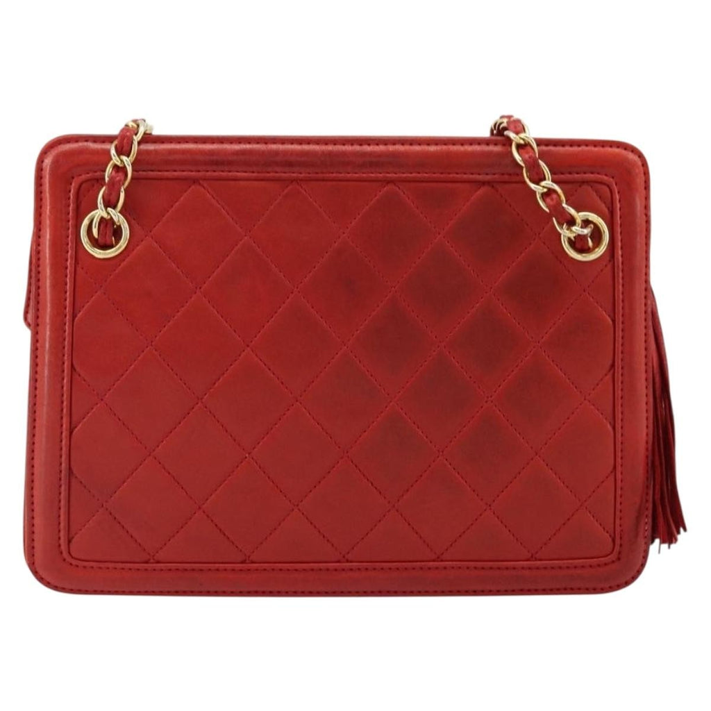 Chanel Chain Clutch Leather Multicolour Leather Handbag ( )