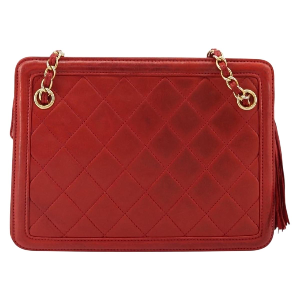 Chanel Chain Clutch Leather Multicolour Leather Handbag ( )