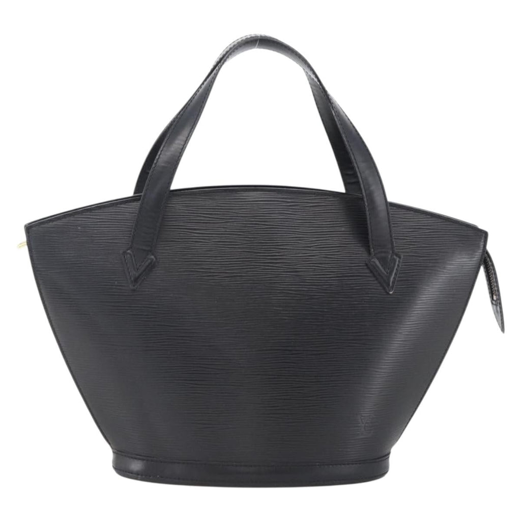 Louis Vuitton Saint Jacques Nm Handbag Epi Leather Black Leather Handbag (Authentic  )