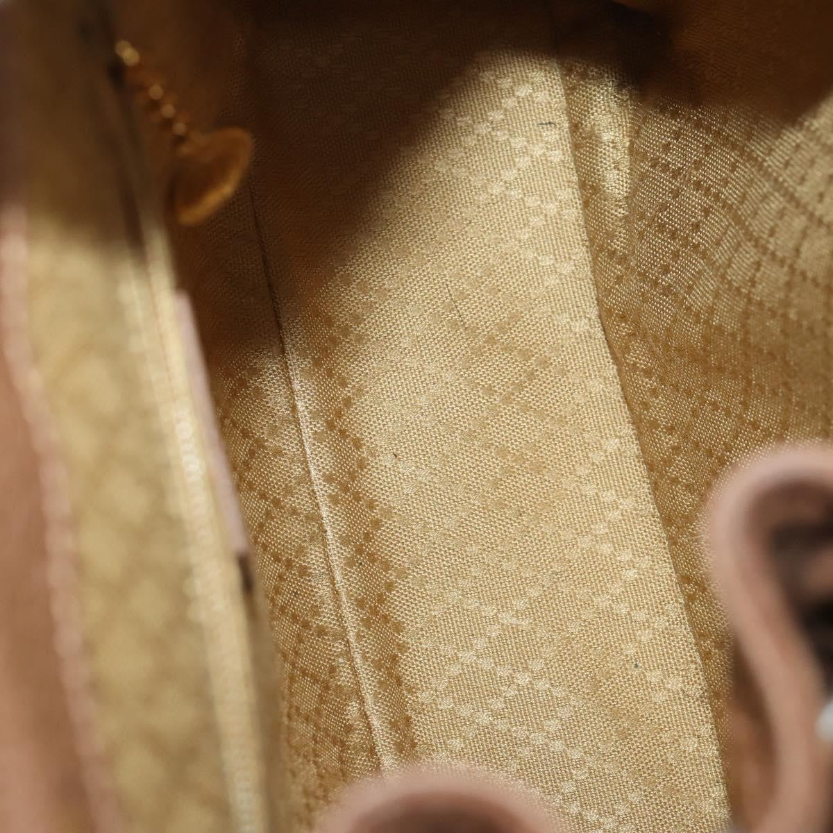 Gucci Gucci Bamboo Backpack Daim Brown Suede Backpack Bag (Authentic  )