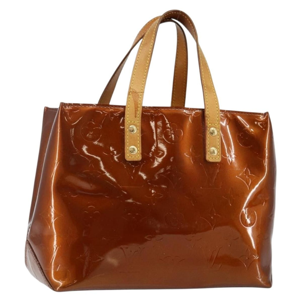 Louis Vuitton Reade Handbag Monogram Vernis Brown Patent_Leather Handbag (Authentic  )