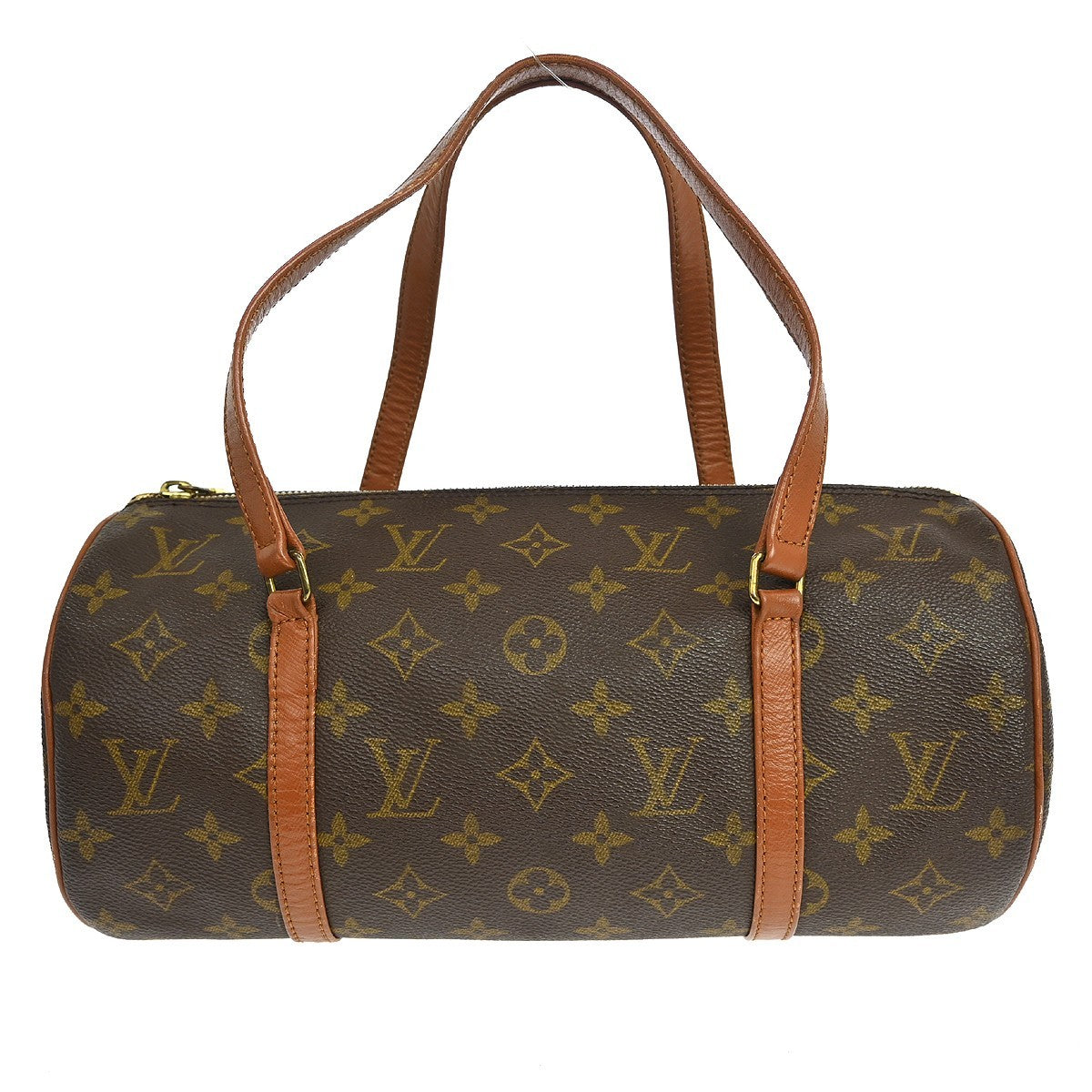 Louis Vuitton Papillon Handbag Monogram Canvas Brown Canvas Handbag (Authentic  )