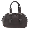 Burberry Vintage Handbag Leather Brown Leather Handbag (Authentic  )