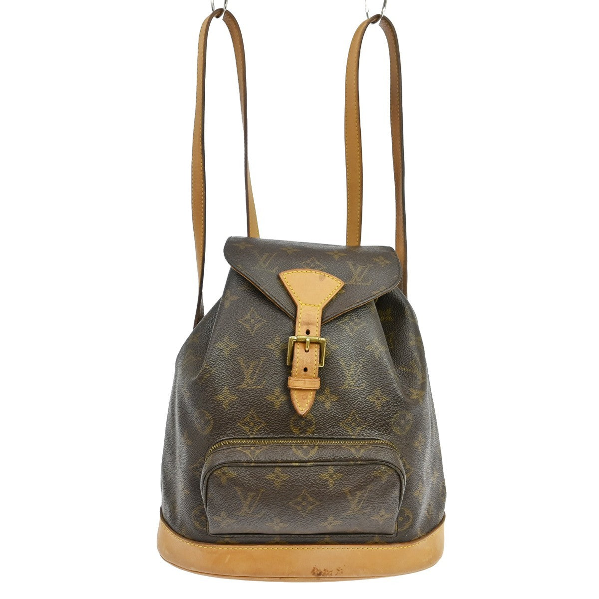 Louis Vuitton Montsouris Backpack Monogram Canvas Brown Canvas Backpack Bag ( )