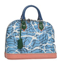 Louis Vuitton Alma Handbag Limited Edition Print Epi Leather Blue Leather Handbag (Authentic  )