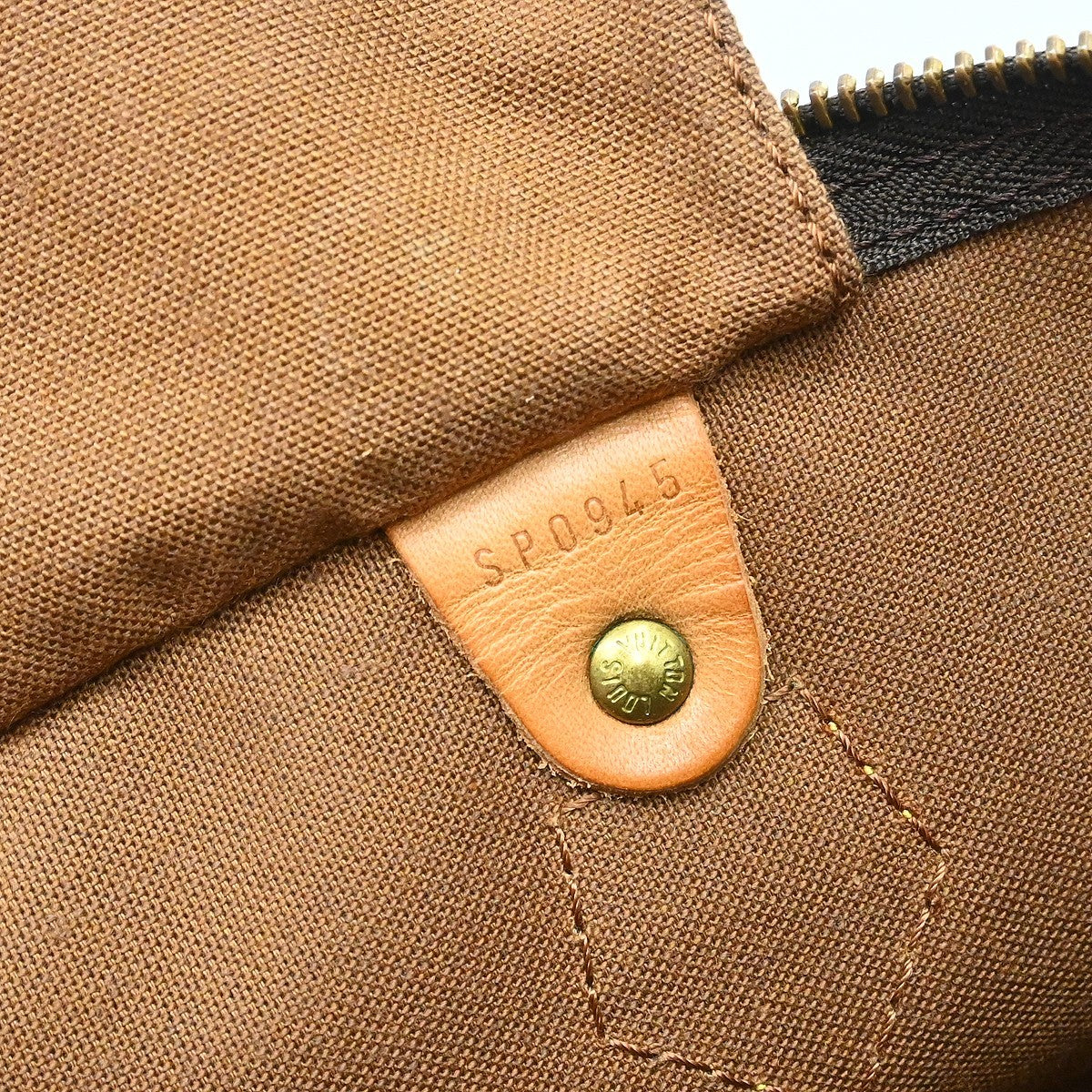 Louis Vuitton Speedy Handbag Monogram Canvas Brown Canvas Handbag ( )