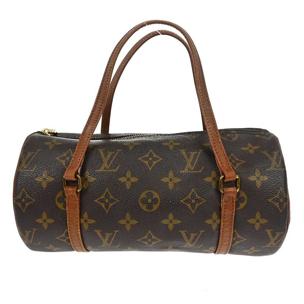 Louis Vuitton Papillon Handbag Monogram Canvas Brown Canvas Handbag ( )