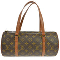 Louis Vuitton Papillon Handbag Monogram Canvas Brown Canvas Handbag ( )