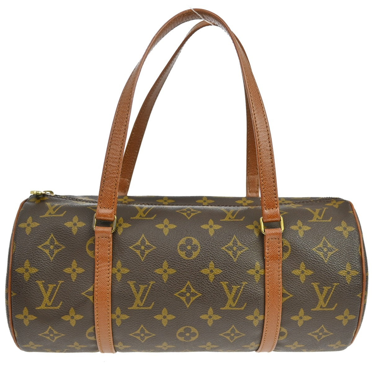 Louis Vuitton Papillon Handbag Monogram Canvas Brown Canvas Handbag ( )