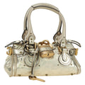 Chloe Paddington Lock Handbag Leather Gold Leather Handbag ( )