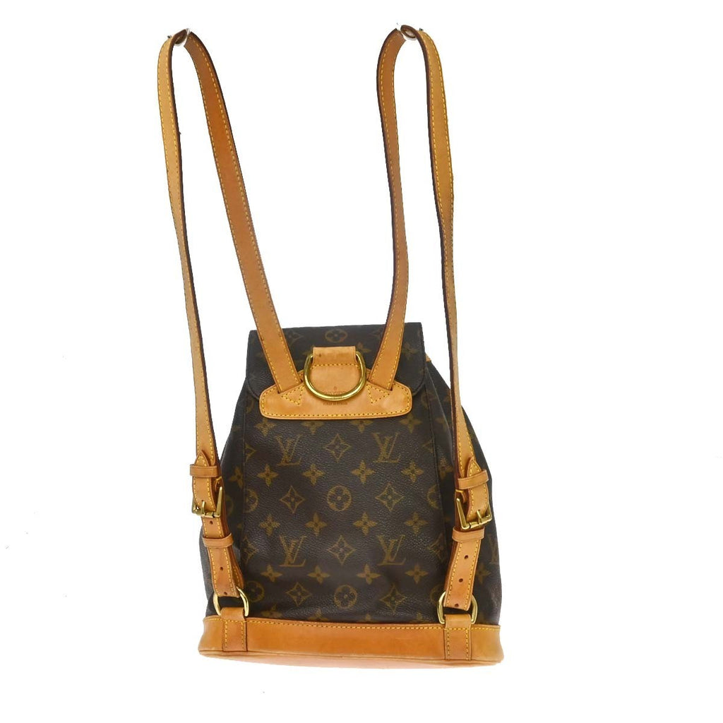 Louis Vuitton Montsouris Backpack Monogram Canvas Brown Canvas Backpack Bag ( )