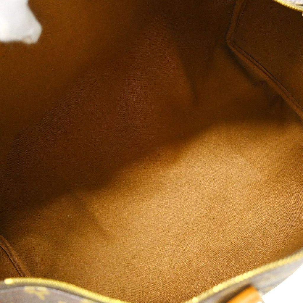 Louis Vuitton Speedy Handbag Monogram Canvas Brown Canvas Handbag ( )